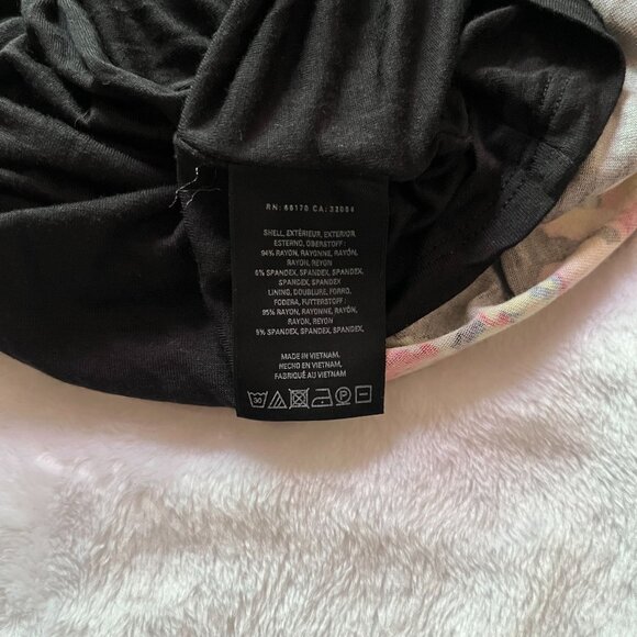 Anthropologie ett:twa Coreyell Floral Turtleneck Dress Medium Black Stretch - Picture 9 of 11